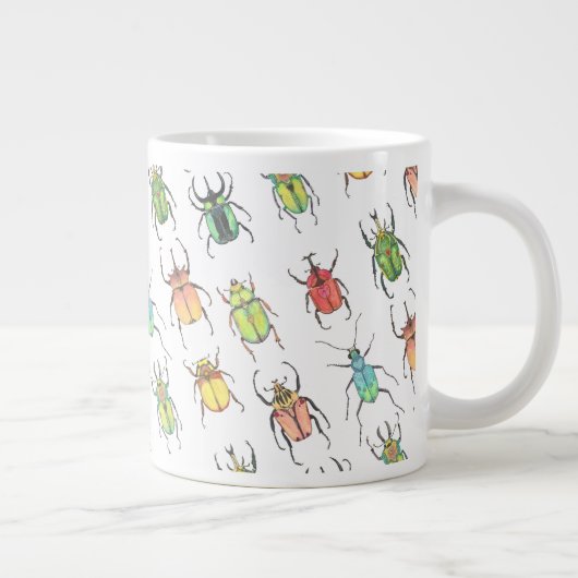 Cute Beetles Grote Koffiekop (Rechts)