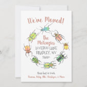 Cute Beetles Moving Aankondiging (Voorkant)