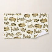 Cute Beige Baby Cherub Cupid Angels Bad Handdoek (Handdoek)