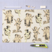 Cute  Beige Baby Cherub Cupid Angels Tissuepapier (Craft)