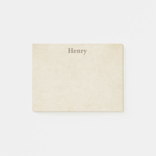 Cute Beige Classic Post-it® Notes (Voorkant)