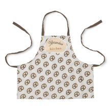 Cute Beige Met de Hand Getekend Pretzel Patroon
