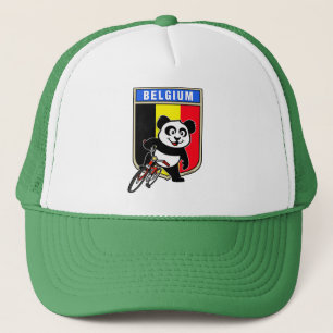 Cute Belgium Cycling Panda Trucker Pet