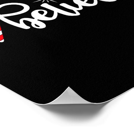 Cute Believe Christmas Poster (Hoek)