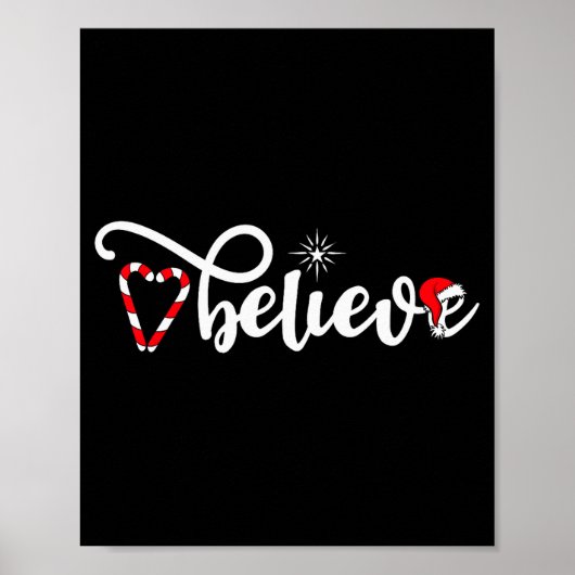 Cute Believe Christmas Poster (Voorkant)