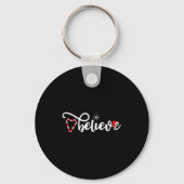 Cute Believe Christmas  Sleutelhanger (Voorkant)