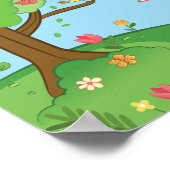 Cute Believe in Love Kindness Trewers Birds Poster (Hoek)