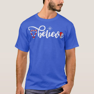 Cute Believe Kerstmis T-shirt