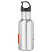 Cute bell pepper capsicum trio zingende cartoon waterfles (Achterkant)