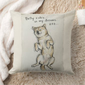 Cute "Belly Rubs In My Dreams" Sleeping Shiba Dog Kussen (Deken)