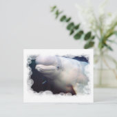 Cute Beluga Whale Briefkaart (Staand voorkant)