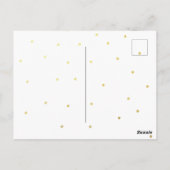 Cute Beluga Whale Newborn Baby Aankondiging Briefkaart (Achterkant)