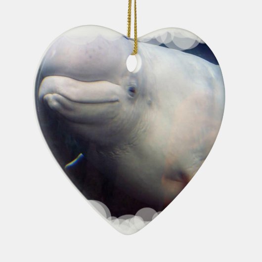 Cute Beluga Whale Ornament (Rechts)