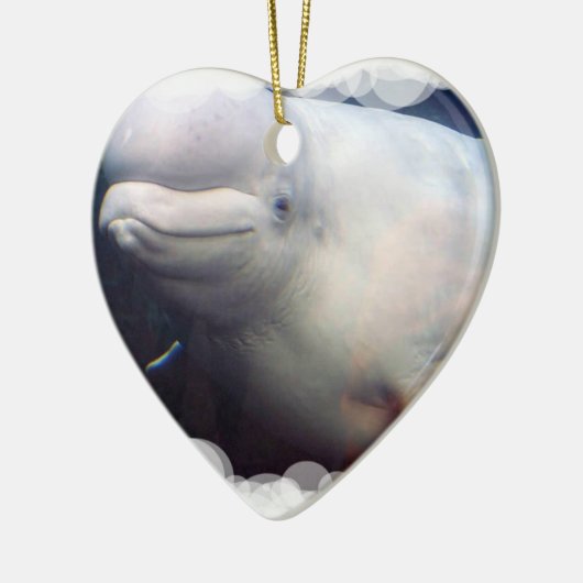 Cute Beluga Whale Ornament (Links)