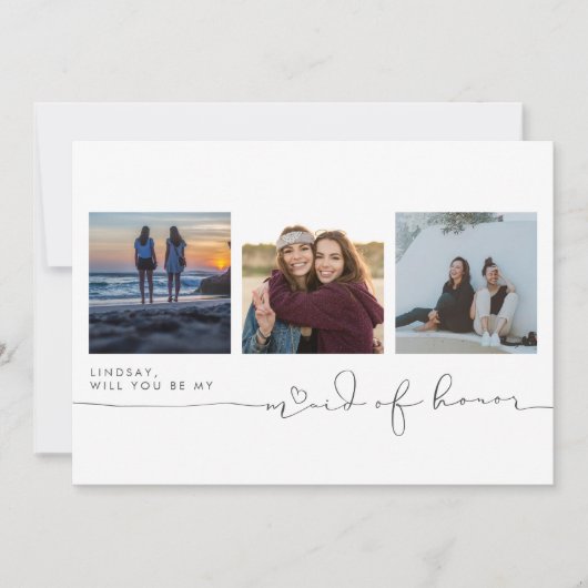 Cute, ben je mijn meisje van drie foto's? (Voorkant)