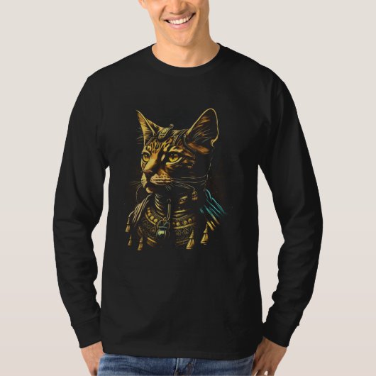 Cute Bengal Cat  Egyptian Pharaoh Bengal Cat Costu T-shirt (Voorkant)