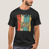 Cute Bengal Cat T-shirt (Voorkant)