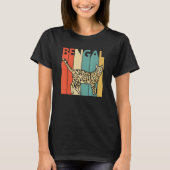 Cute Bengal Cat T-shirt (Voorkant)