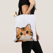 Cute Bengal Cat Tote Bag (Dichtbij)