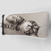 Cute Bengal Kitten Photo Golfheadcover (Voorkant)