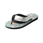 Cute Beren Sweets Snacks Confetti Kinder Teenslippers (Schuin)
