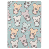 Cute Beren Sweets Snacks Confetti   Klembord (Achterkant)