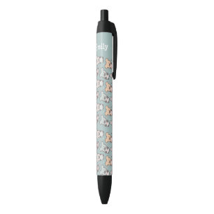 Cute Beren Sweets Snacks Confetti Zwarte Inkt Pen