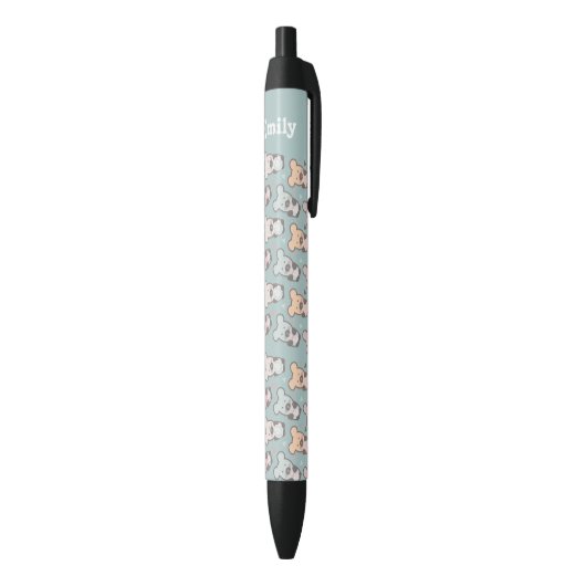 Cute Beren Sweets Snacks Confetti Zwarte Inkt Pen (Achterkant (Verticaal))