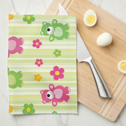 Cute Beren Theedoek (Quarter Fold)