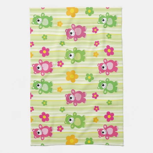 Cute Beren Theedoek (Verticaal)