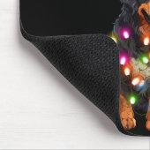 Cute Bernese Mountain Christmas Lights Xmas Dog Lo Muismat (Hoek)
