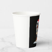 Cute Bernese Mountain Dog in a Christmas Tree for  Papieren Bekers (Rechts)