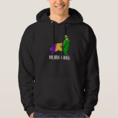 Cute Bernese Mountain Dog Lover Mardi Gras Party J Hoodie (Voorkant)