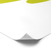 Cute Bernese Mountain Dog with Sunflower & Butterf Poster (Hoek)