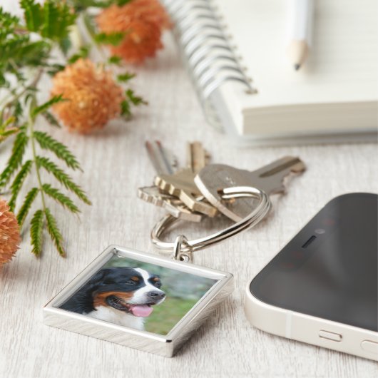 Cute Bernese Sleutelhanger (Zijkant)