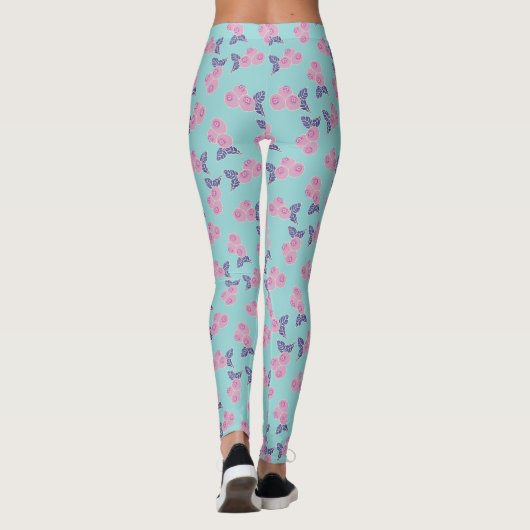 Cute Berries Pattern Leggings (Achterkant)