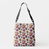 Cute Berry Pattern Crossbody Tas (Achterkant)