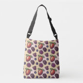 Cute Berry Pattern Crossbody Tas (Voorkant)