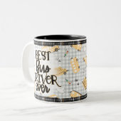 Cute Best Bus Driver Tweekleurige Koffiemok (Voorkant links)