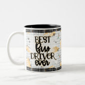 Cute Best Bus Driver Tweekleurige Koffiemok (Links)