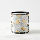 Cute Best Bus Driver Tweekleurige Koffiemok (Center)