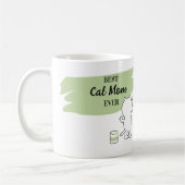 Cute Best Cat Ma Ever Womens Coffee Mok (Links)