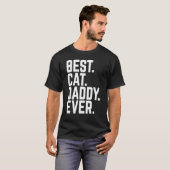 Cute Best Cat Papa Ever Kitten Pet Vvaders T-shirt (Voorkant volledig)