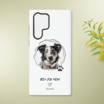 Cute Best Dog Mam Foto Samsung Galaxy Hoesje<br><div class="desc">Moderne en leuke foto telefoon case voor de beste hond moeder! Vervang de huisdierenfoto door je eigen foto en maak deze echt uniek. Gemaakt en ontworpen door Patricia Alvarez.</div>