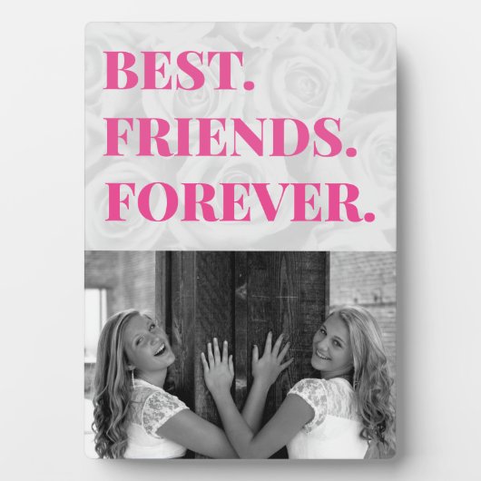 Cute Best Friend BFF Bestie Photo Fotoplaat (voorkant)