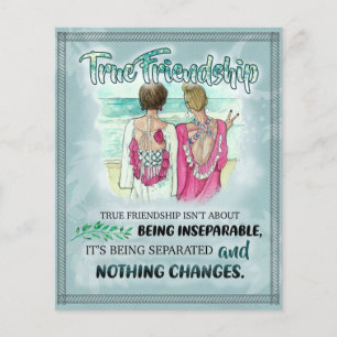 Cute Best Friend Gift, Funny Friendship Day Gifts Flyer