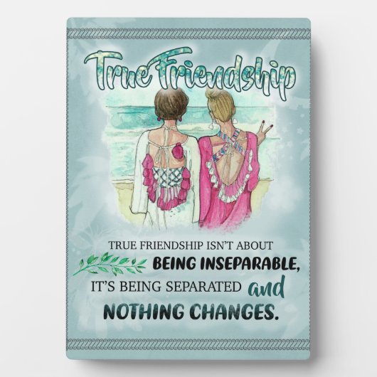 Cute Best Friend Gift, Funny Friendship Day Gifts Fotoplaat (voorkant)