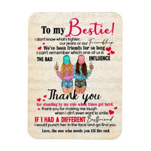 Cute Best Friend Gift, Funny Friendship Day Gifts Magneet