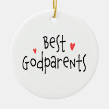 Cute Best Godouders Photo Ceramic Ornament
