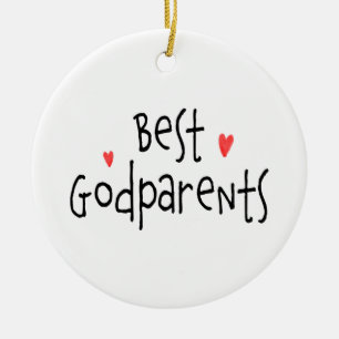 Cute Best Godouders Photo Ceramic Ornament